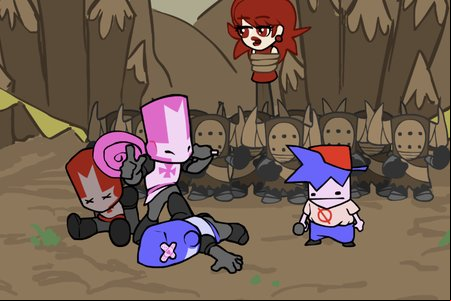 FNF x Castle Crashers: Crashing